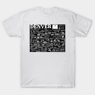 Denver Map T-Shirt